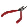 Utoolmart Long Round Nose Pliers with Red PVC Handle End, Forged from 55 Steel, Nickel Plating 1Pcs view 2