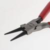 Utoolmart Long Round Nose Pliers with Red PVC Handle End, Forged from 55 Steel, Nickel Plating 1Pcs view 3