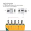 AVMATRIX SD1141 1x4 3G-SDI Reclocking Distribution Amplifier; Automatically Detects SD, HD and 3G-SDI; 4 Buffered and Re-clocked Outputs; 3G/HD/SD-SDI Multi-rate Signal Processing view 4