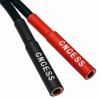 CNCESS CESS-079 Banana Plug to Spade Plug Adapter Cable, Female Banana Jack to Large Spade, 12 AWG Tinned Copper Wire, 6-Inch Length (Large Spade) view 3