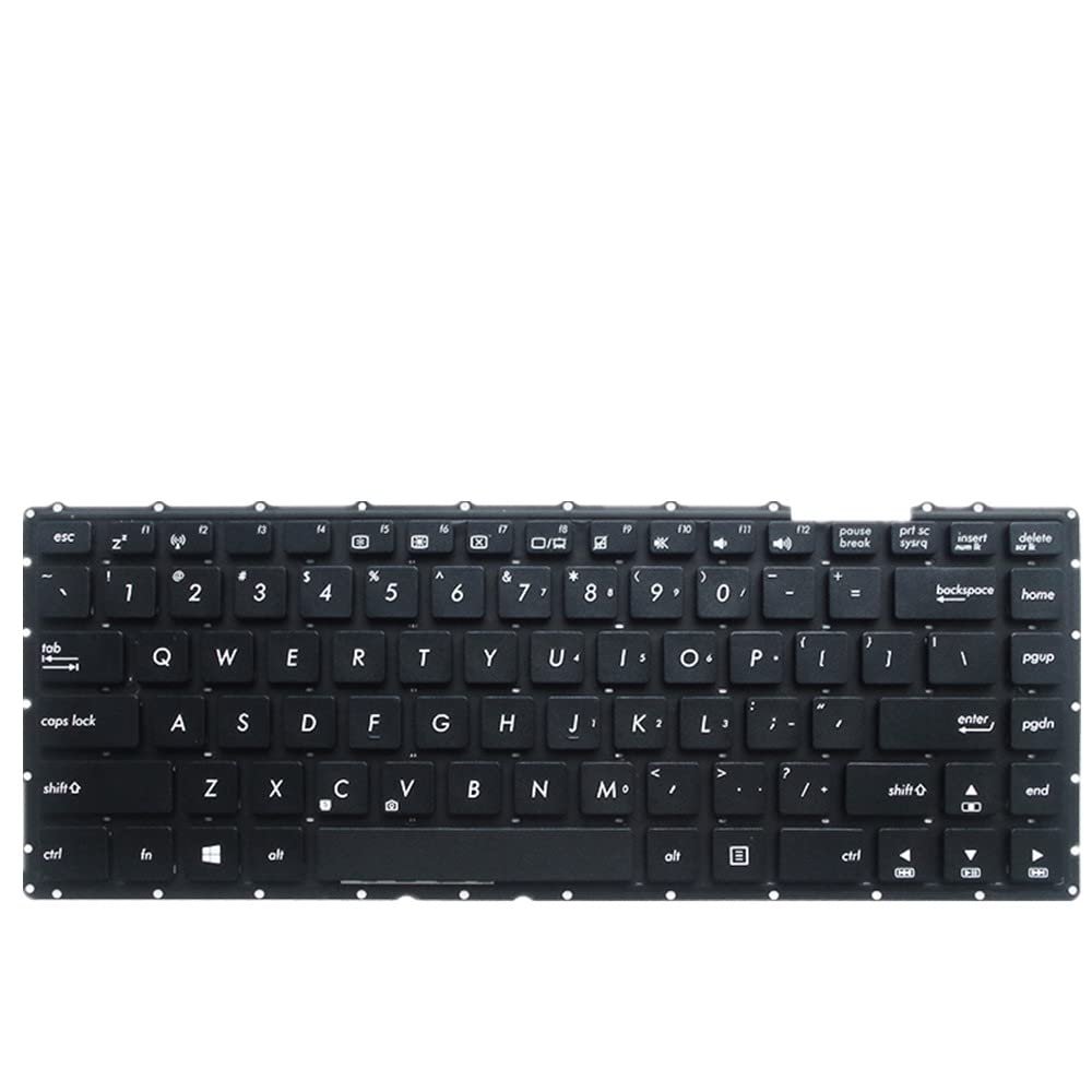 Replacement Laptop Keyboard for ASUS F452 F452CP F452EA F452EP F452MD F452MJ F452VP Black US United States Edition