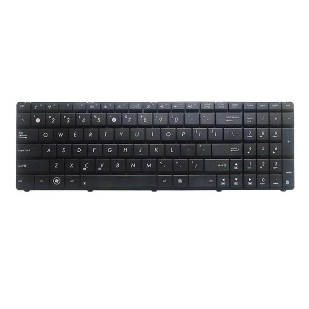 Replacement Laptop Keyboard for ASUS X73 X73BE X73BR X73BY X73CBE X73E X73SD X73SJ X73Sl X73SM X73SV X73TA X73TK Black US United States Edition