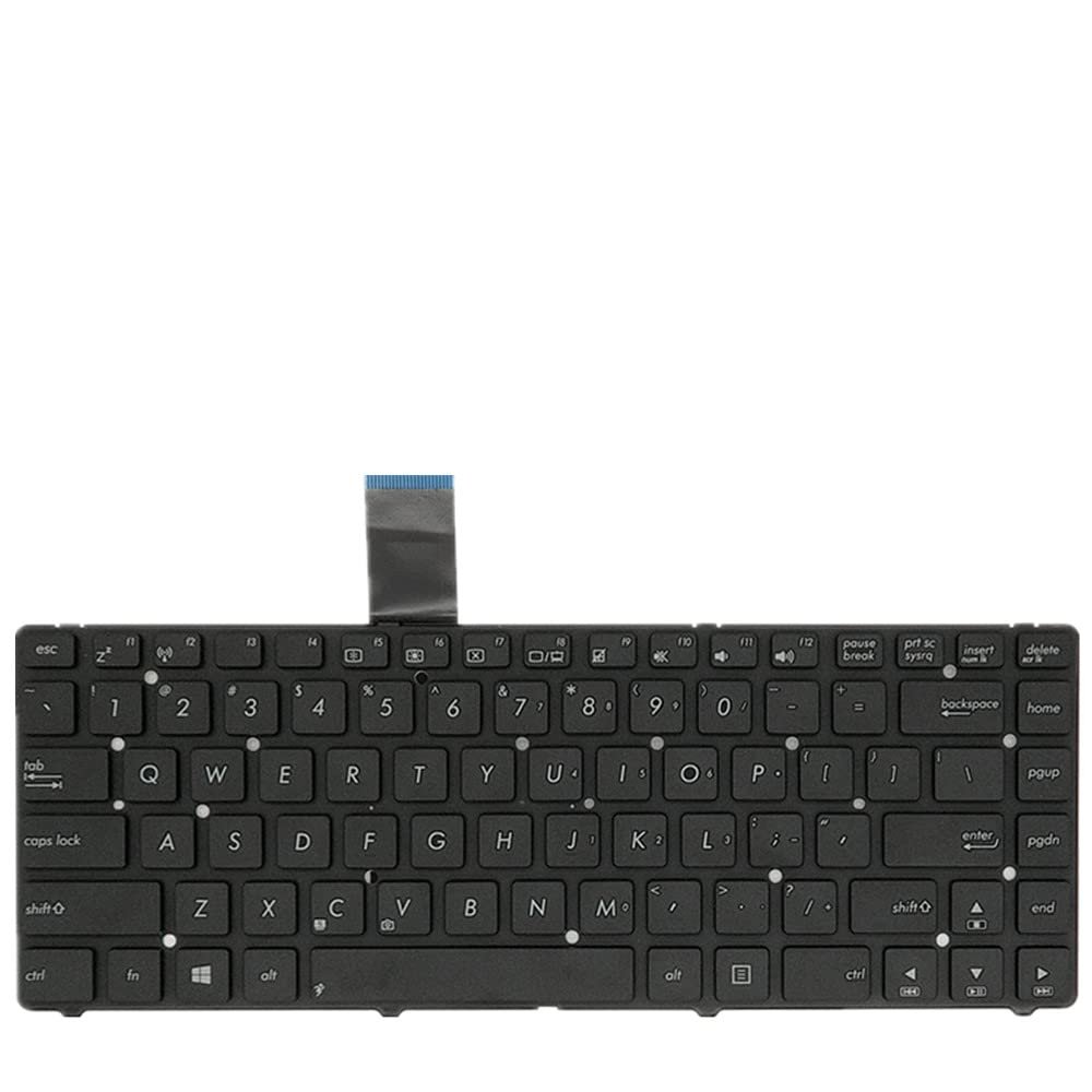 Replacement Laptop Keyboard for ASUS A45 A45A A45DE A45DR A45N A45VD A45VJ A45VM A45VS A450 A450JN A450LA A450LAV A450LB A450LC A450LD A450LN A450VB A450VC A450VE Black US Edition