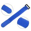 uxcell 20pcs Hook and Loop Straps, 1-inch x 8-inch Securing Straps Reusable Fastening Cable Tie (Blue) view 3