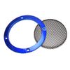 uxcell Speaker Grill Cover 3 Inch 95mm Mesh Decorative Circle Subwoofer Guard Protector Black and Light Blue 2pcs view 4