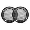 uxcell Speaker Grill Cover 3.5 Inch Mesh Decorative Circle Subwoofer Guard Protector Black 2pcs view 1