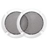 uxcell Speaker Grill Cover 3 Inch 95mm Mesh Decorative Circle Subwoofer Guard Protector Black and Silver 2pcs view 1