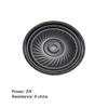 uxcell 4Pcs Round Internal Magnet Speaker Loudspeaker 8 Ohm 2W 40mm Dia Metal Shell view 3