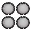 uxcell Speaker Grill Cover 5 Inch 153mm Mesh Decorative Circle Subwoofer Guard Protector Black 4pcs view 1