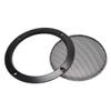 uxcell Speaker Grill Cover 5 Inch 153mm Mesh Decorative Circle Subwoofer Guard Protector Black 4pcs view 4