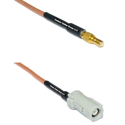 0.5 feet RG316 SSMB Male to AVIC Jack RF Pigtail Coaxial Cable