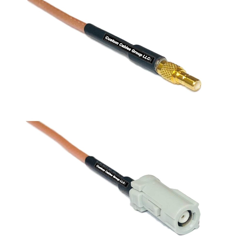 0.5 feet RG316 SSMB Male to AVIC Jack RF Pigtail Coaxial Cable