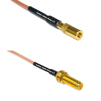 0.5 feet RG316 SSMB Female to RP-SMA Female Long RF Pigtail Coaxial Cable