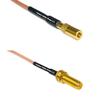 0.5 feet RG316 SSMB Female to RP-SMA Female Long RF Pigtail Coaxial Cable view 1