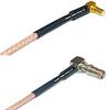 0.5 feet RG316 SSMB Male Angle to Fakra Female Angle RF Pigtail Coaxial Cable view 1