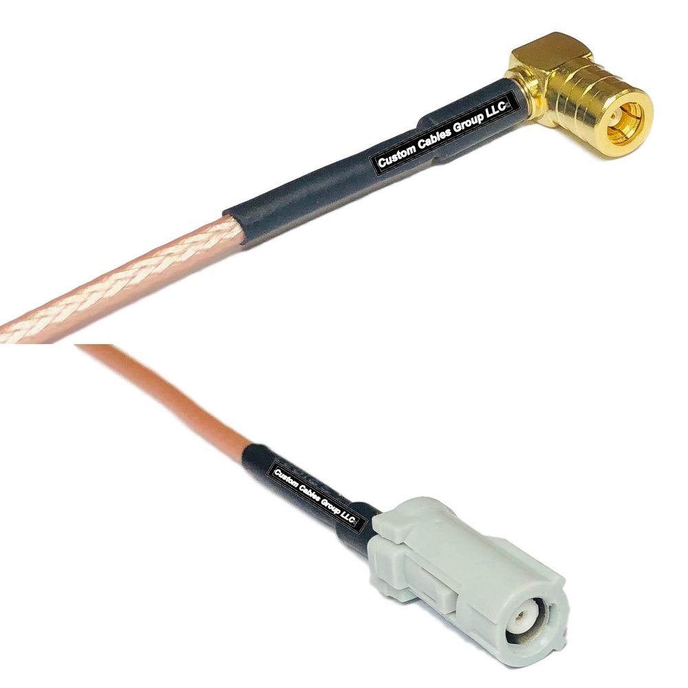 0.5 feet RG316 SMB Female Angle to AVIC Jack RF Pigtail Coaxial Cable