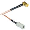 0.5 feet RG316 SMB Female Angle to AVIC Jack RF Pigtail Coaxial Cable view 1