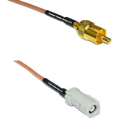 0.5 feet RG316 RCA Male to AVIC Jack RF Pigtail Coaxial Cable