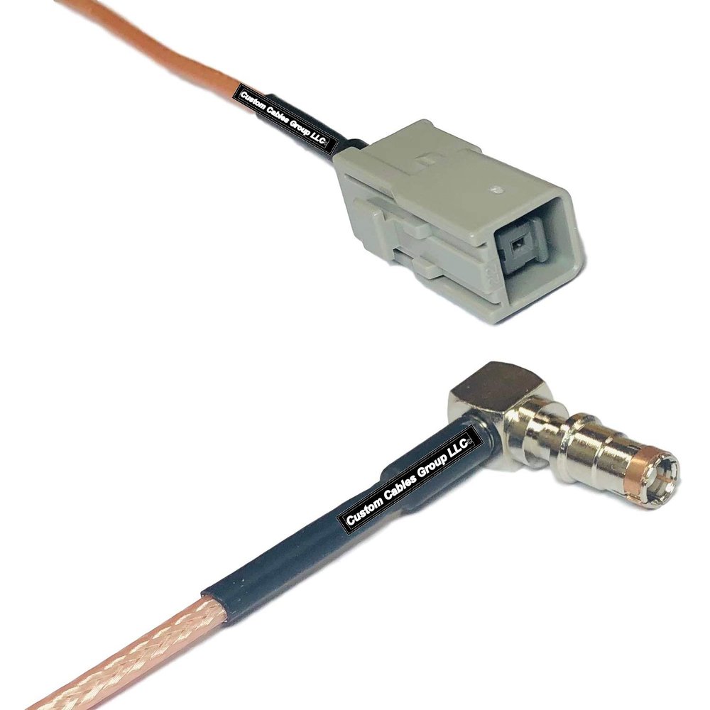 1 feet RG316 GT5-1S to Fakra Female Angle RF Pigtail Coaxial Cable