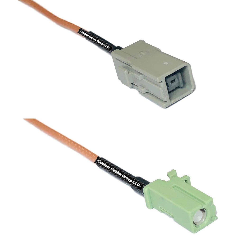 0.5 feet RG316 GT5-1S to Avic Green Pioneer Jack RF Pigtail Coaxial Cable