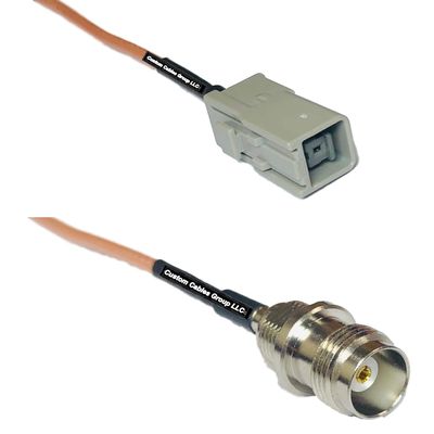 0.5 feet RG316 GT5-1S to TNC Female RF Pigtail Coaxial Cable