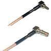 0.5 feet RG316 CRC9 Male Angle to Fakra Female Angle RF Pigtail Coaxial Cable view 1