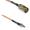 1 feet RG316 DVB TV Pal Female to CRC9 Male RF Pigtail Coaxial Cable view 1