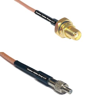 0.5 feet RG316 SMA Female O-Ring to TS-9 Female RF Pigtail Coaxial Cable
