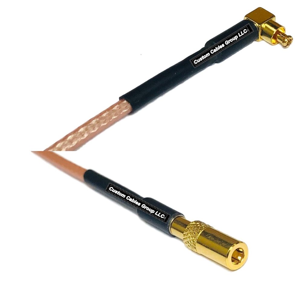 0.5 feet RG316 MC Card Male Angle to SSMB Female RF Pigtail Coaxial Cable