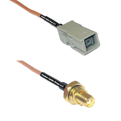1 feet RG316 GT5-1S to SMA Female O-Ring RF Pigtail Coaxial Cable