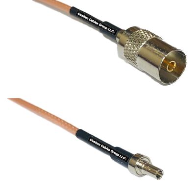 0.5 feet RG316 DVB TV Pal Female to CRC9 Male RF Pigtail Coaxial Cable