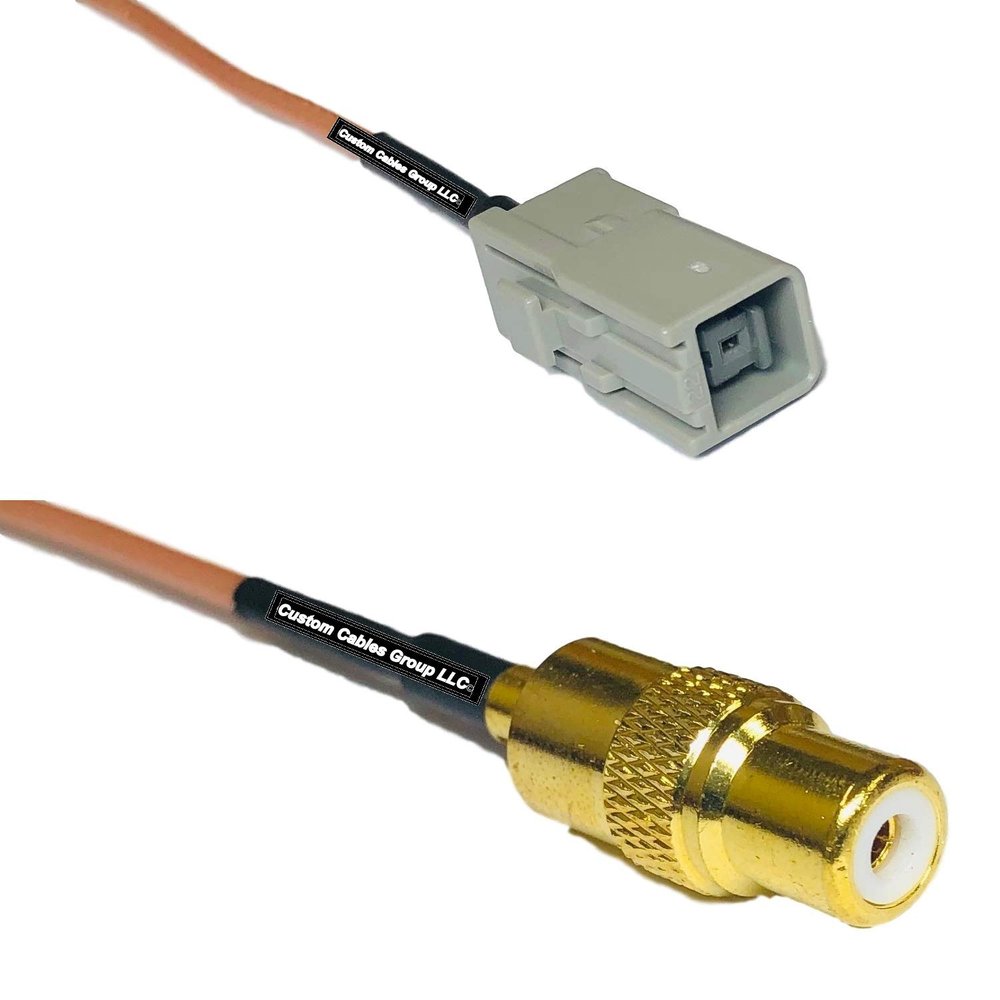 0.5 feet RG316 GT5-1S to RCA Female RF Pigtail Coaxial Cable