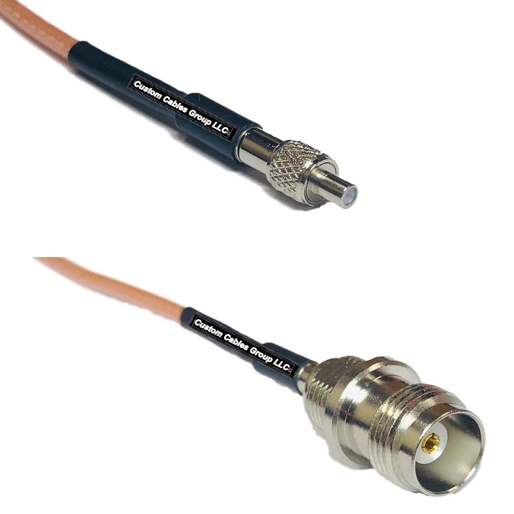 0.5 feet RG316 TS-9 Female to TNC Female RF Pigtail Coaxial Cable