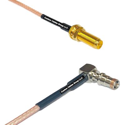 0.5 feet RG316 RP-SMA Female Long to Fakra Female Angle RF Pigtail Coaxial Cable
