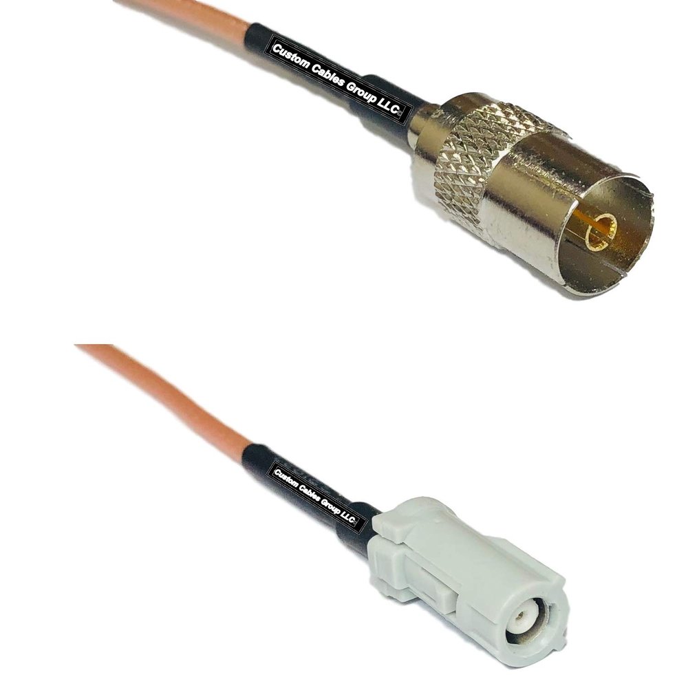 0.5 feet RG316 DVB TV Pal Female to AVIC Jack RF Pigtail Coaxial Cable