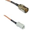 0.5 feet RG316 DVB TV Pal Female to AVIC Jack RF Pigtail Coaxial Cable view 1