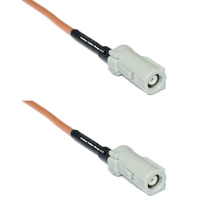 0.5 feet RG316 AVIC Jack to AVIC Jack RF Pigtail Coaxial Cable