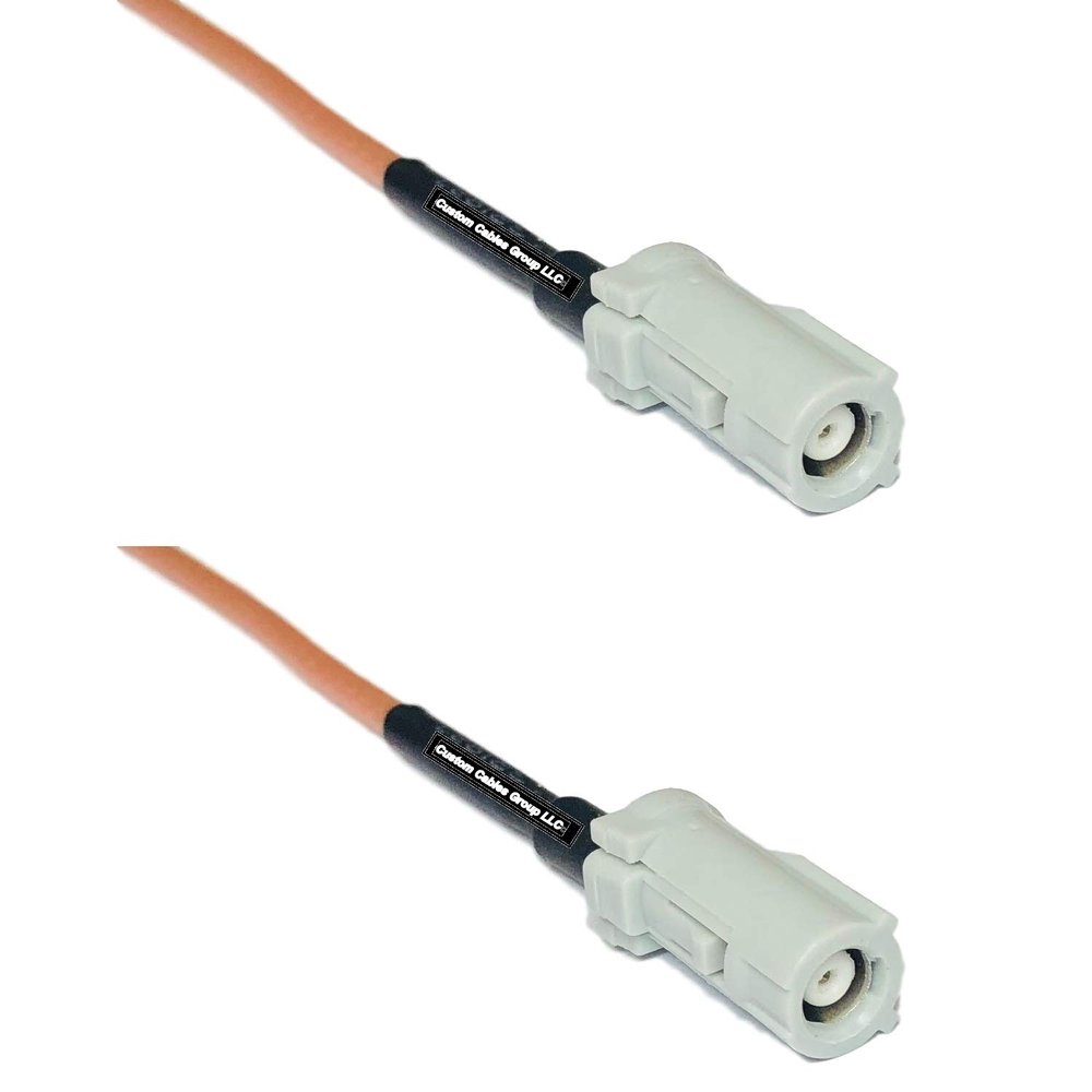 0.5 feet RG316 AVIC Jack to AVIC Jack RF Pigtail Coaxial Cable