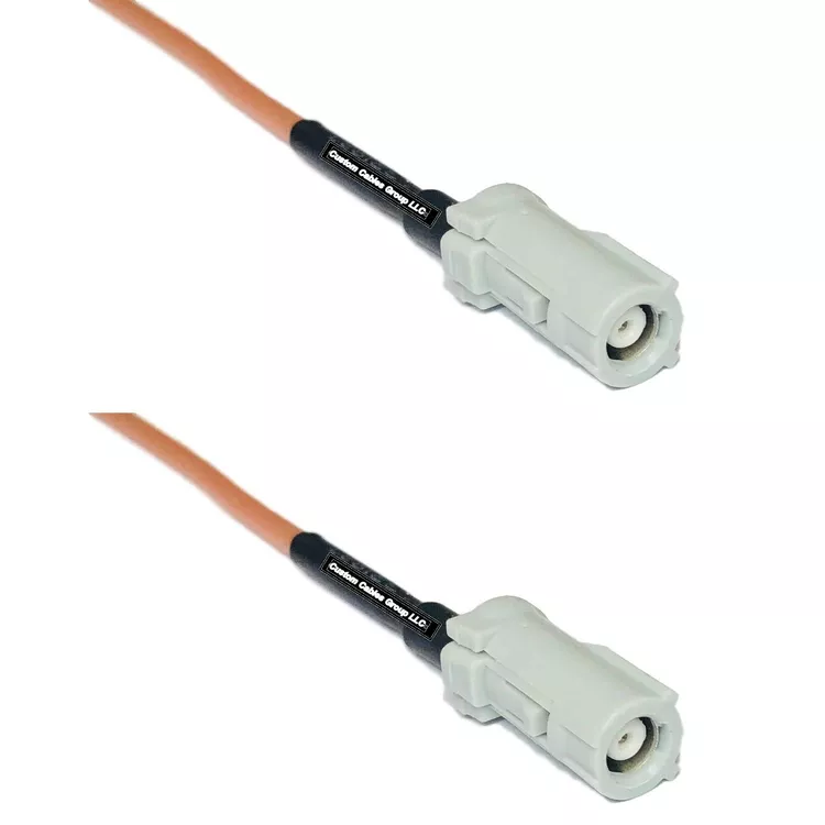 0.5 feet RG316 AVIC Jack to AVIC Jack RF Pigtail Coaxial Cable