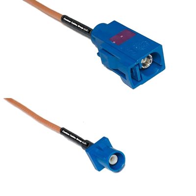 0.5 feet RG316 Fakra C Female to Fakra C Male RF Pigtail Coaxial Cable