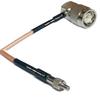 0.5 feet RG316 TNC Male Angle to TS-9 Female RF Pigtail Coaxial Cable view 1