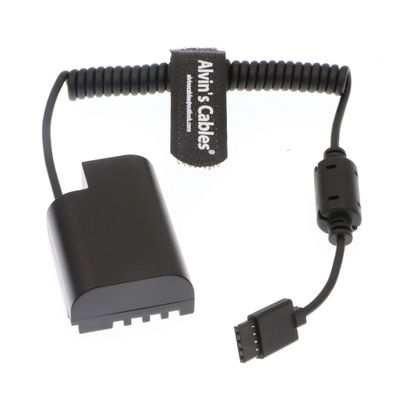 Alvins Cables DMW DCC12 GH5 Dummy Battery to Ronin S Gimbal Power Adapter Coiled Cable for DJI for Panasonic DMC GH5 GH4 GH3