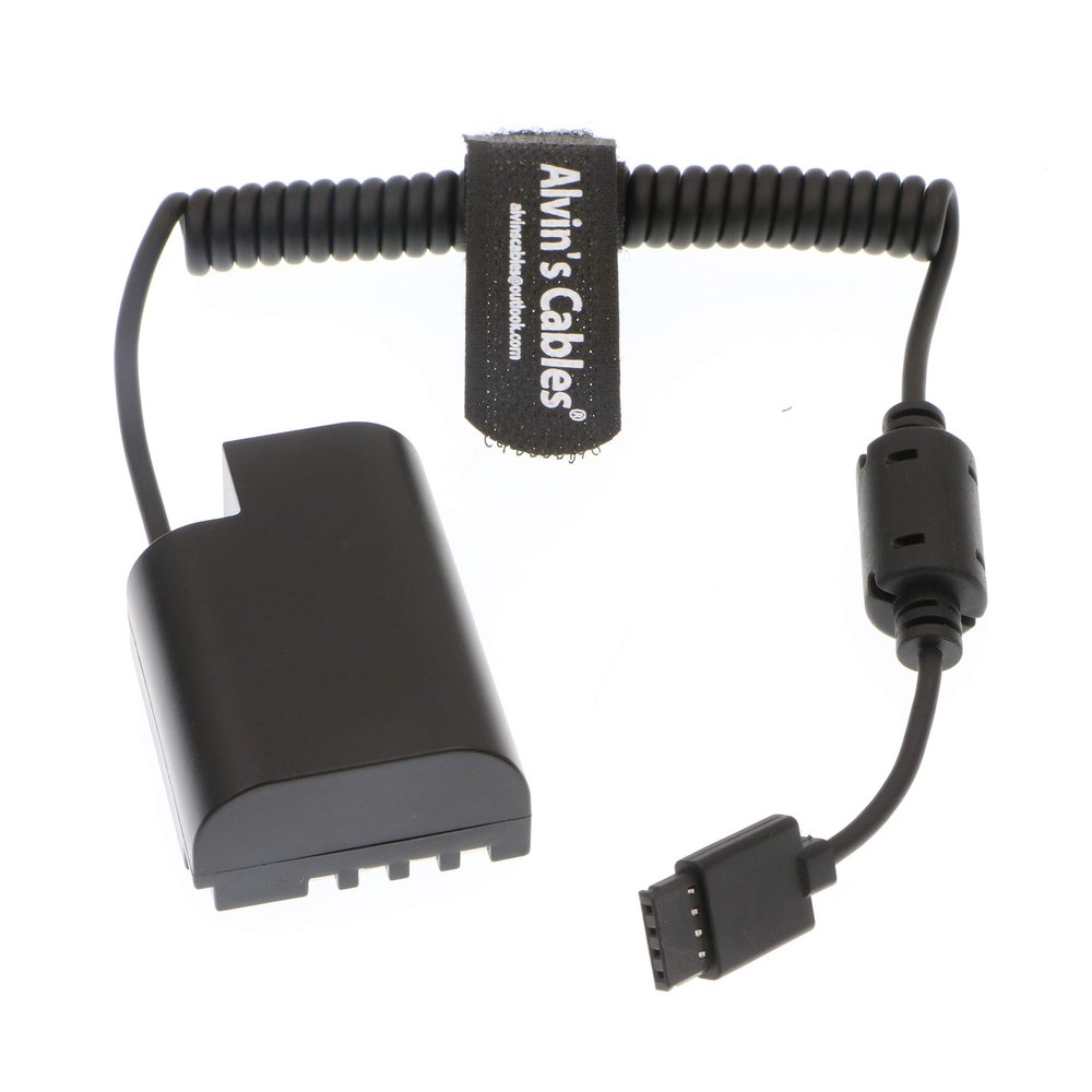 Alvins Cables DMW DCC12 GH5 Dummy Battery to Ronin S Gimbal Power Adapter Coiled Cable for DJI for Panasonic DMC GH5 GH4 GH3