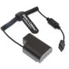Alvins Cables DMW DCC12 GH5 Dummy Battery to Ronin S Gimbal Power Adapter Coiled Cable for DJI for Panasonic DMC GH5 GH4 GH3 view 4