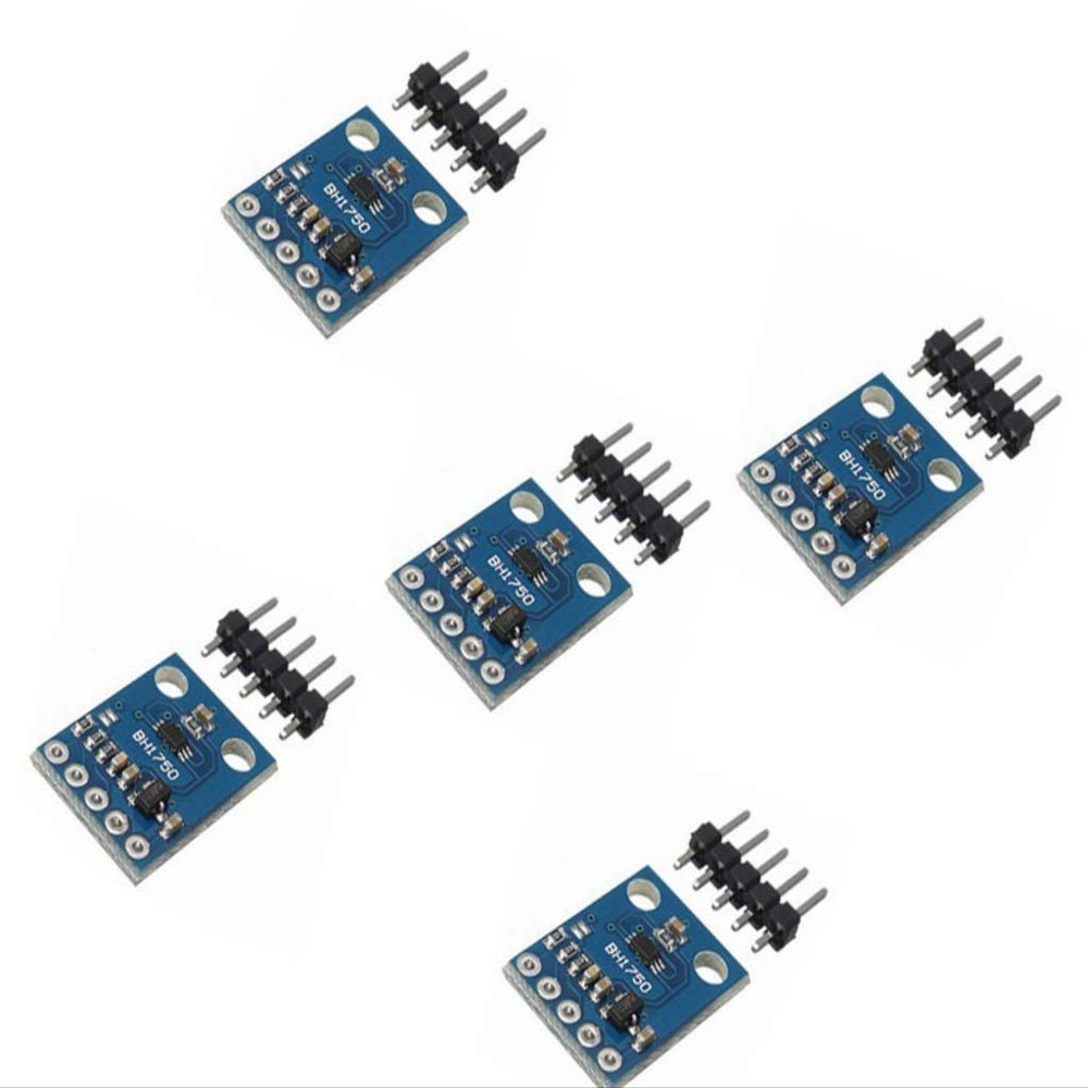 Jolooyo 5pcs BH1750FVI Digital Light Intensity Sensor Module for AVR Arduino Pi 3V-5V Power