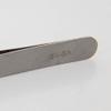 Utoolmart 51-SA Precision Stainless Steel Micro-magnetic Curved Pointed Tip Tweezer Silver Tone OPP bags 2 pcs view 3