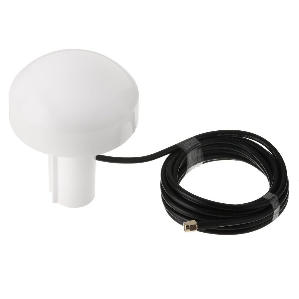 Othmro Marine GPS Antenna Waterproof Antenna 3M/9.84 ft Coaxial Cable Wire, with SMA Male External Navigation Receiver GPS Boat Antenna Compatible 1Pcs