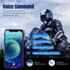 Fodsports FX6 Motorcycle Bluetooth Headset 2 Pack, 6 Riders Group Motorcycle Intercom Bluetooth, 1000M Motorbike Helmet Communication Systems/Voice Command/Universal Pairing/FM Radio view 3
