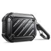 SUPCASE Unicorn Beetle Pro Series Case Designed for Airpods Pro, Full-Body Rugged Protective Case with Carabiner for Apple Airpods Pro (Black) view 1