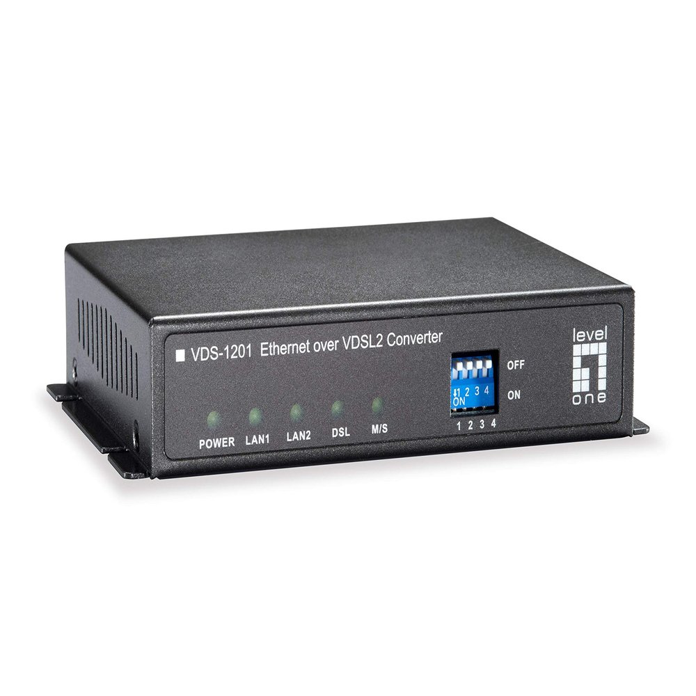 LevelOne VDS-1201 Ethernet Over VDSL2 Converter, Annex A